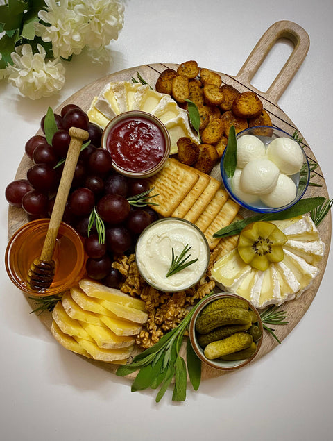 How to Make the Ultimate Cheese Board with Brie, Tomme, Bocconcini & Fresh Cheese