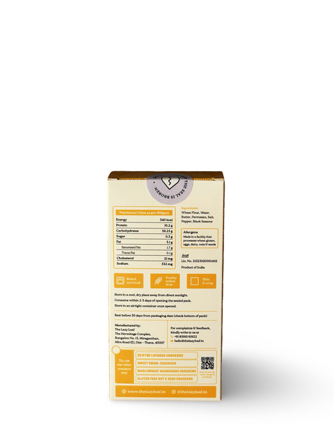 Sourdough Parmesan Sesame Crackers