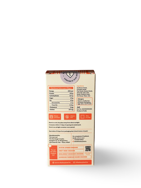 Gluten Free Nut & Seed Crackers