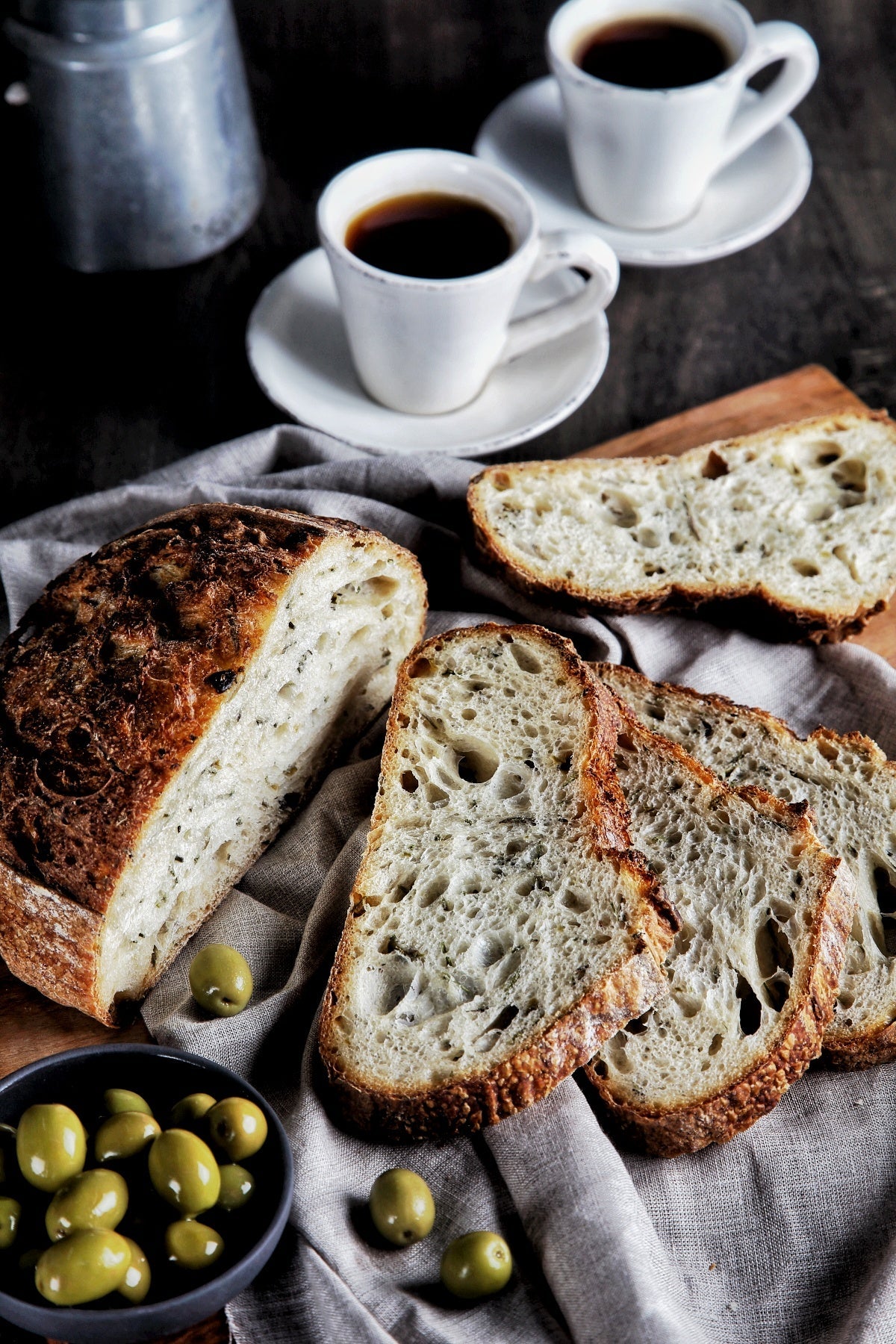 Olive & Rosemary Sourdough Loaf